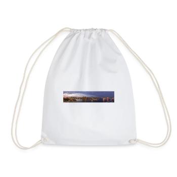 Baltimore Sunset - Drawstring Bag - white - Front