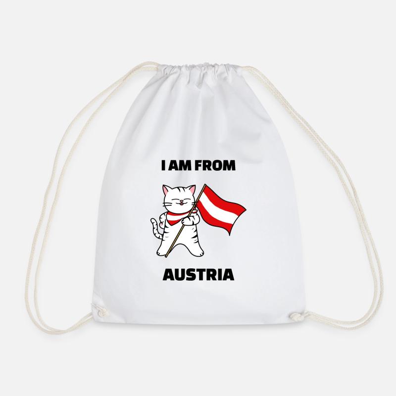 I am from Austria - Turnbeutel - Weiß