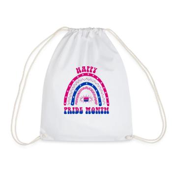 Boho Rainbow Happy Pride Mois Bisexuel - Sac de sport léger - blanc - Devant