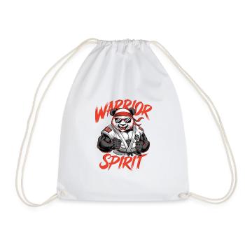 Japanischer Panda Warrior Spirit für Panda Fans - Turnbeutel - Weiß - Vorne