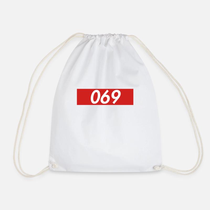 069 | Frankfurt Design | Weiß - Turnbeutel - Weiß