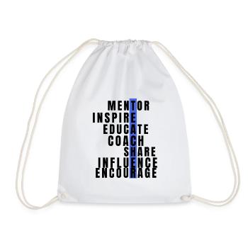 Teacher - Drawstring Bag - white - Front