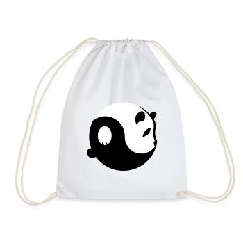 Yin Yang Panda - Turnbeutel - Weiß - Vorne