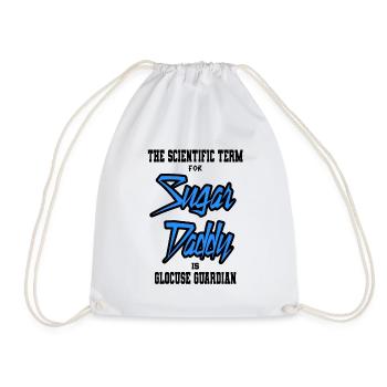 Sugar Daddy - Drawstring Bag - white - Front