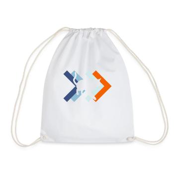 chat - Sac de sport léger - blanc - Devant