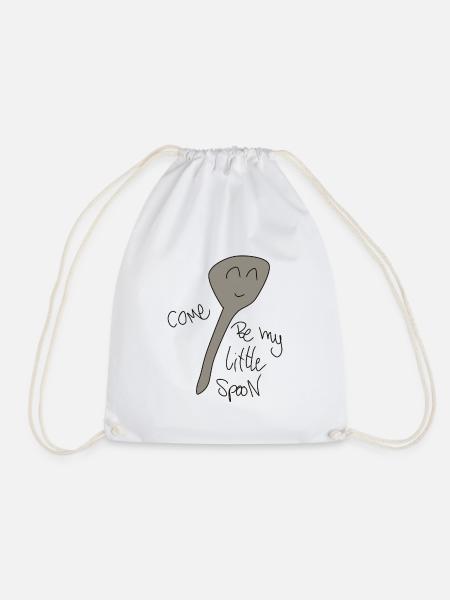 Come be my little Spoon - Turnbeutel - Weiß