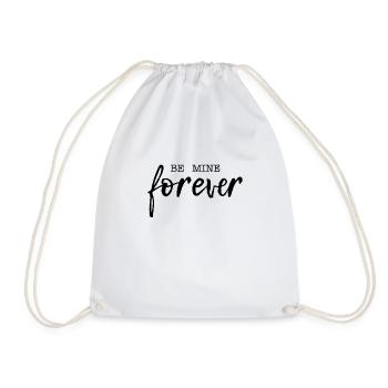Sois à moi pour toujours amour romance Saint Valentin - Sac de sport léger - blanc - Devant