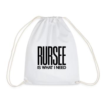Rursee in der Eifel! - Turnbeutel - Weiß - Vorne