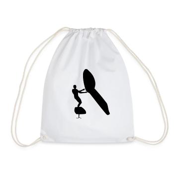 Wingfoil - Drawstring Bag - white - Front