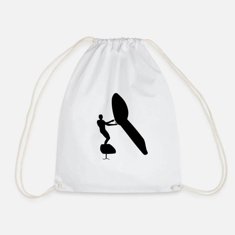 Wingfoil - Drawstring Bag - white