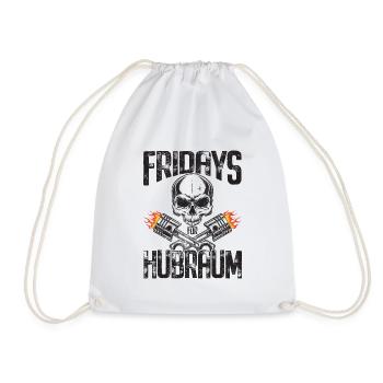Fridays For Hubraum - Turnbeutel - Weiß - Vorne