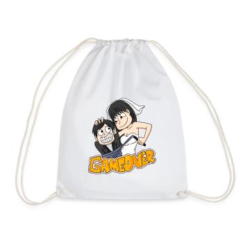 Jeu sur cadeau drôle de mariage - Sac de sport léger - blanc - Devant
