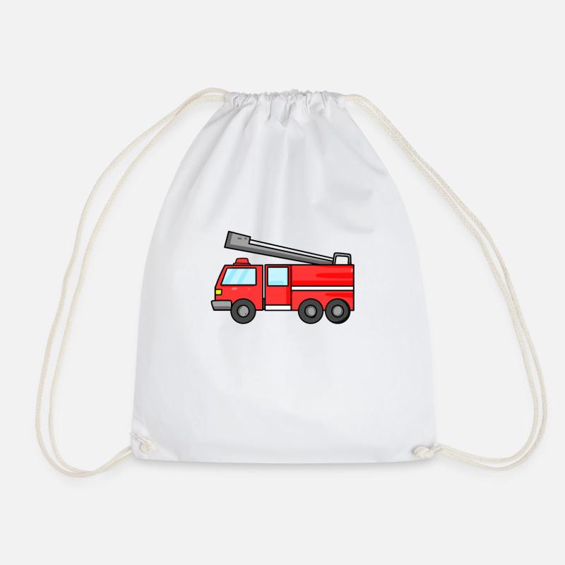 Fire department - Drawstring Bag - white
