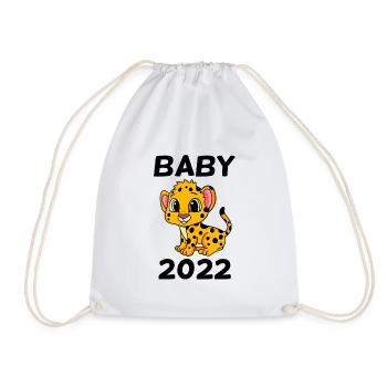 Bébé 2022 - Nouveau-Né 2022 - Cadeau bébé - Sac de sport léger - blanc - Devant