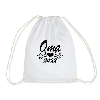 Oma 2022 - Werdende Oma 2022 - Turnbeutel - Weiß - Vorne