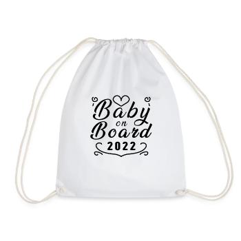 Bébé 2022 - Naissance Enceinte 2022 - Sac de sport léger - blanc - Devant