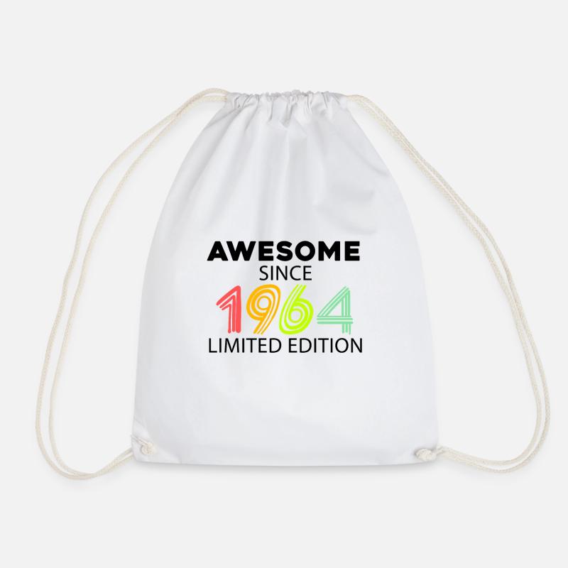 Fantastic since 1964 - born in 1964 - Drawstring Bag - white