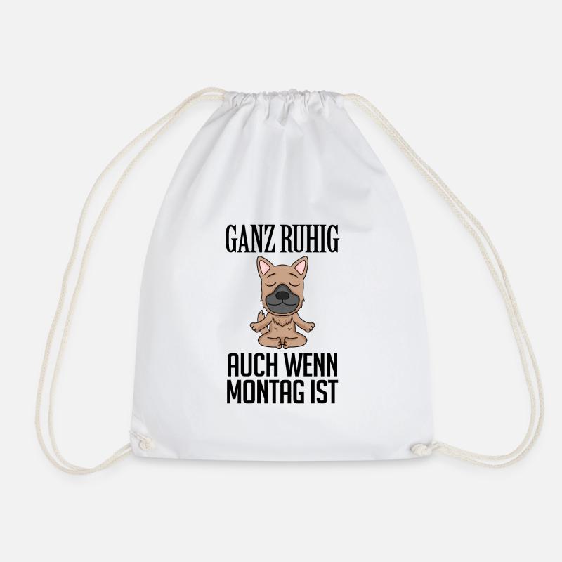 Deutscher Schäferhund - Turnbeutel - Weiß