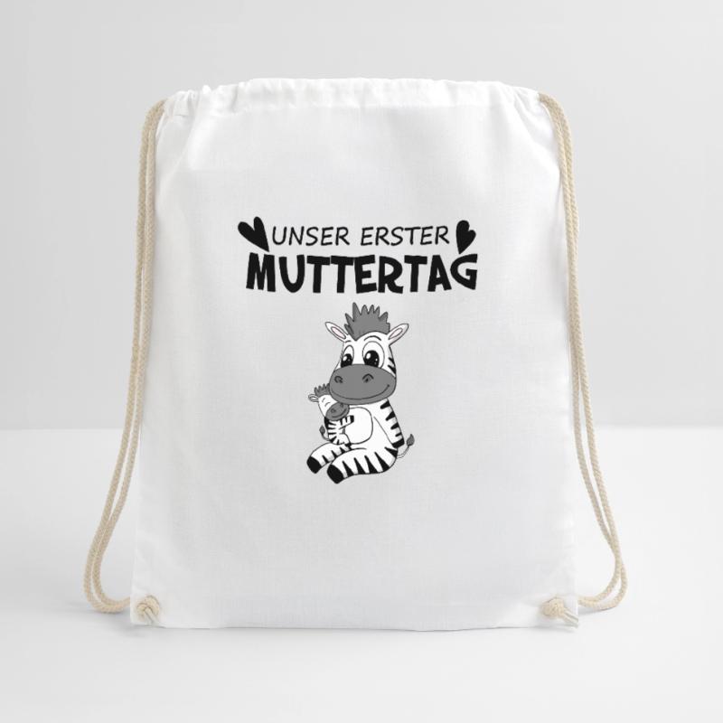 Muttertag Geschenk - Unser erster Muttertag Turnbeutel