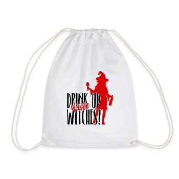 Drink up Wine Witches - Halloween - Turnbeutel - Weiß - Vorne
