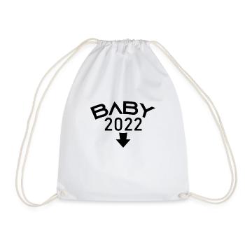 Bébé 2022 - Naissance Enceinte 2022 - Sac de sport léger - blanc - Devant