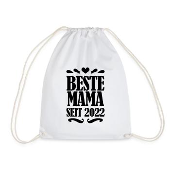 Beste Mama seit 2022 - Turnbeutel - Weiß - Vorne