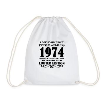 1974 - Drawstring Bag - white - Front
