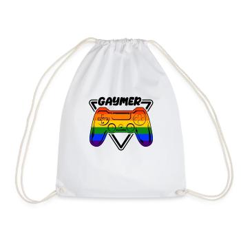 Pour les joueurs et les gaymers - Sac de sport léger - blanc - Devant