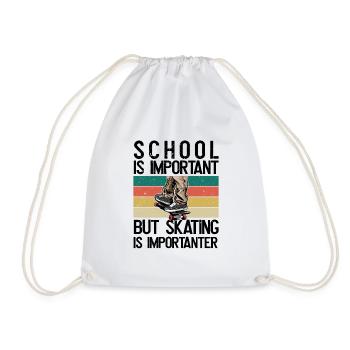 L’école est importante - Sac de sport léger - blanc - Devant
