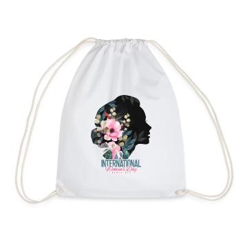 Bonne Journée internationale de la femme le 8. - Sac de sport léger - blanc - Devant