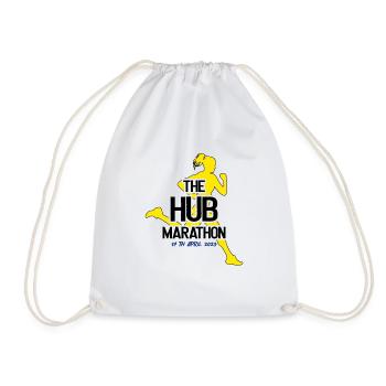 Marathon 17. April 2023 im Hub of the Universe - Turnbeutel - Weiß - Vorne