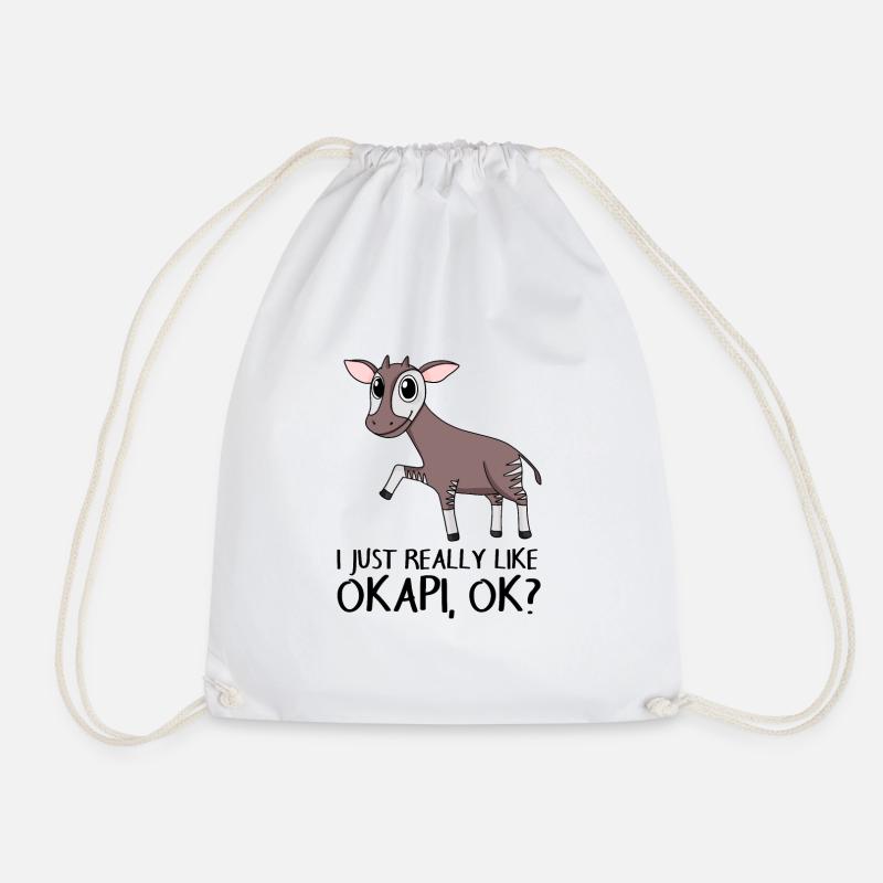 Okapi - Turnbeutel - Weiß