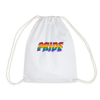 Stolz LGBTQ. Aussage - Turnbeutel - Weiß - Vorne