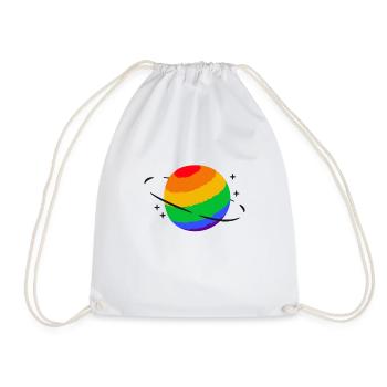 Stolz LGBTQ. Stellungnahme - Turnbeutel - Weiß - Vorne