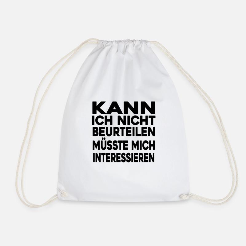 lustig - Turnbeutel - Weiß