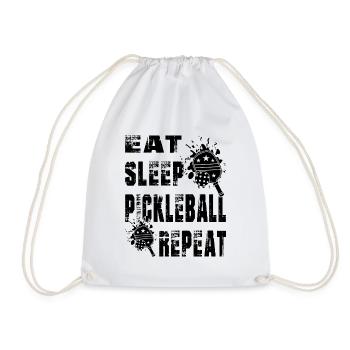 "Pickleball T-Shirt" 2 - Sac de sport léger - blanc - Devant