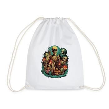 Spooky mood of Halloween - Drawstring Bag - white - Front