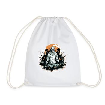 Spooky mood of Halloween - Drawstring Bag - white - Front
