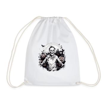 Spooky mood of Halloween - Drawstring Bag - white - Front