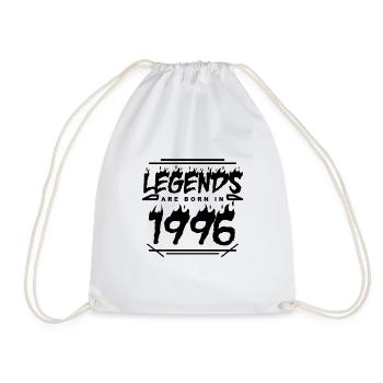 Legend 1996 - Year of construction 1996 - Year of construction 1996 - Drawstring Bag - white - Front