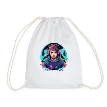 Le jeu est ma vie - Sac de sport léger - blanc - Devant
