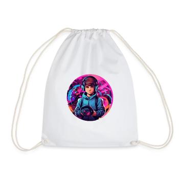 Le jeu est ma vie - Sac de sport léger - blanc - Devant