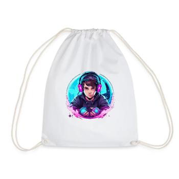 Le jeu est ma vie - Sac de sport léger - blanc - Devant