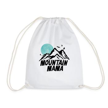 Maman de la montagne - Sac de sport léger - blanc - Devant