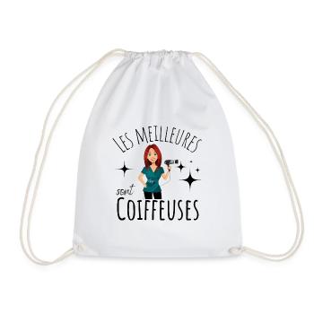 Les Meilleures Coiffeuses en action, cadeau femme - Sac de sport léger - blanc - Devant