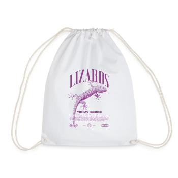 Tokay Gecko Streetwear Lizard Keeper - Sac de sport léger - blanc - Devant