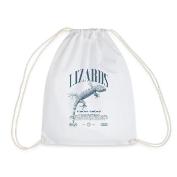 Tokay Gecko Streetwear Lizard Keeper - Sac de sport léger - blanc - Devant