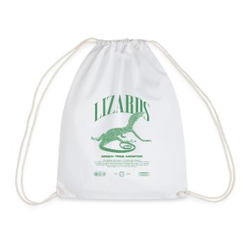 Moniteur d’arbre vert Streetwear gardien de lézard - Sac de sport léger - blanc - Devant