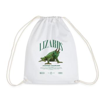 Jackson's Chameleon Streetwear Lizard Keeper - Drawstring Bag - white - Front