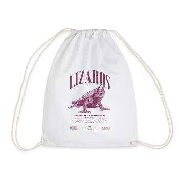 Jackson's Chameleon Streetwear Lizard Keeper - Drawstring Bag - white - Front